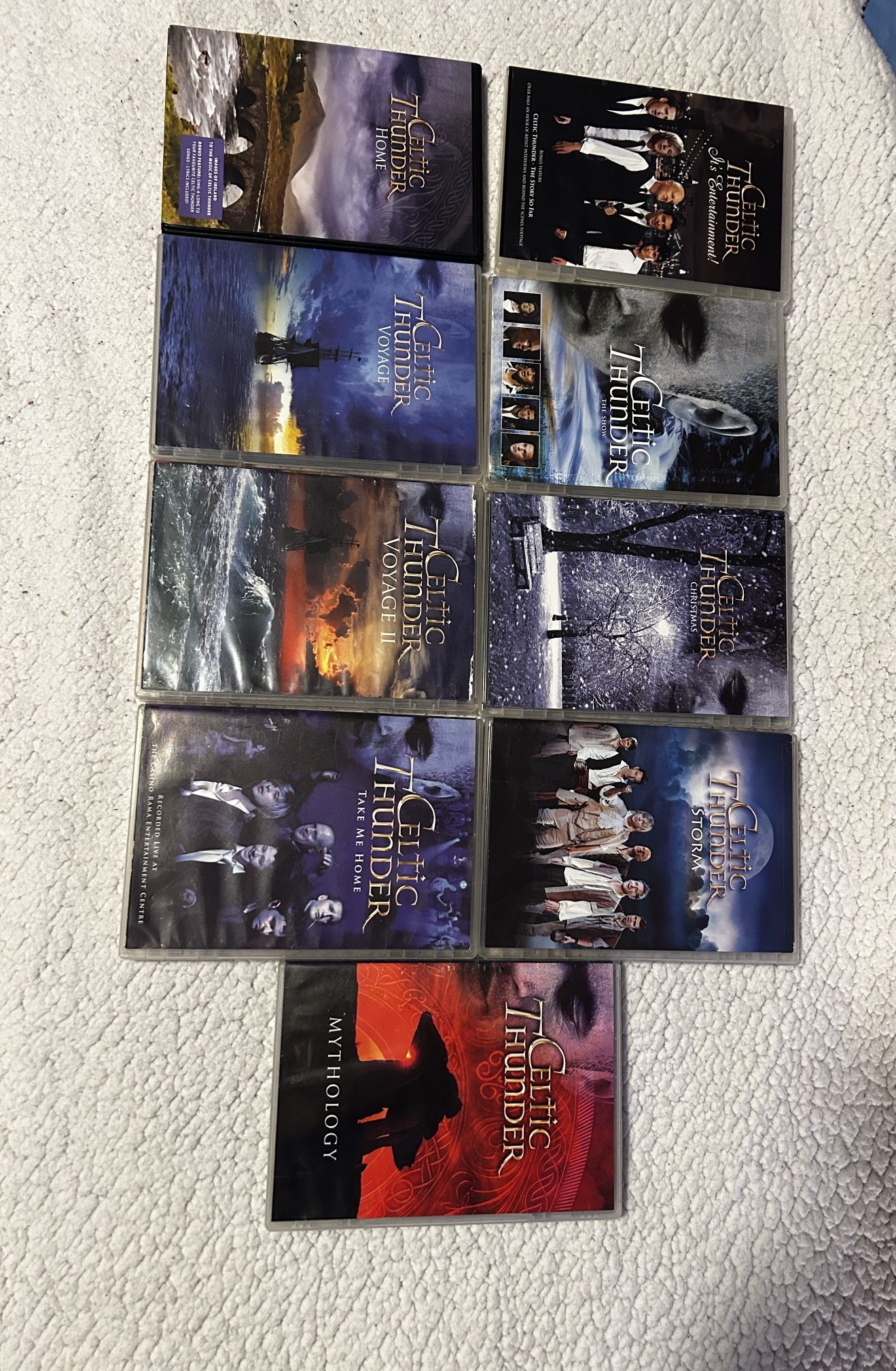  Celtic Thunder DVDs 