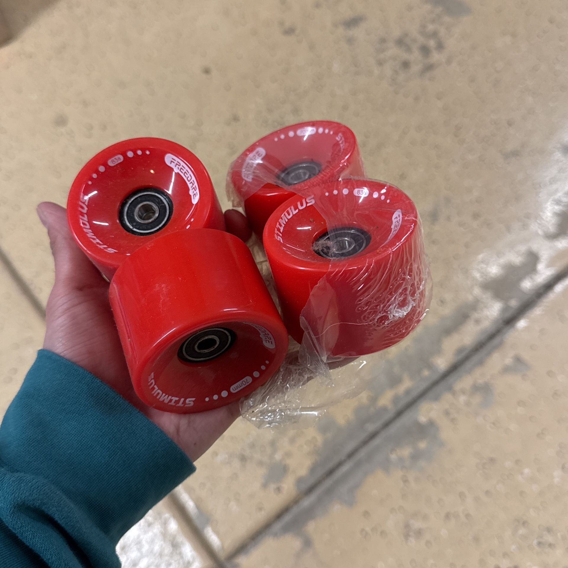 Long Board Wheels (never Used)