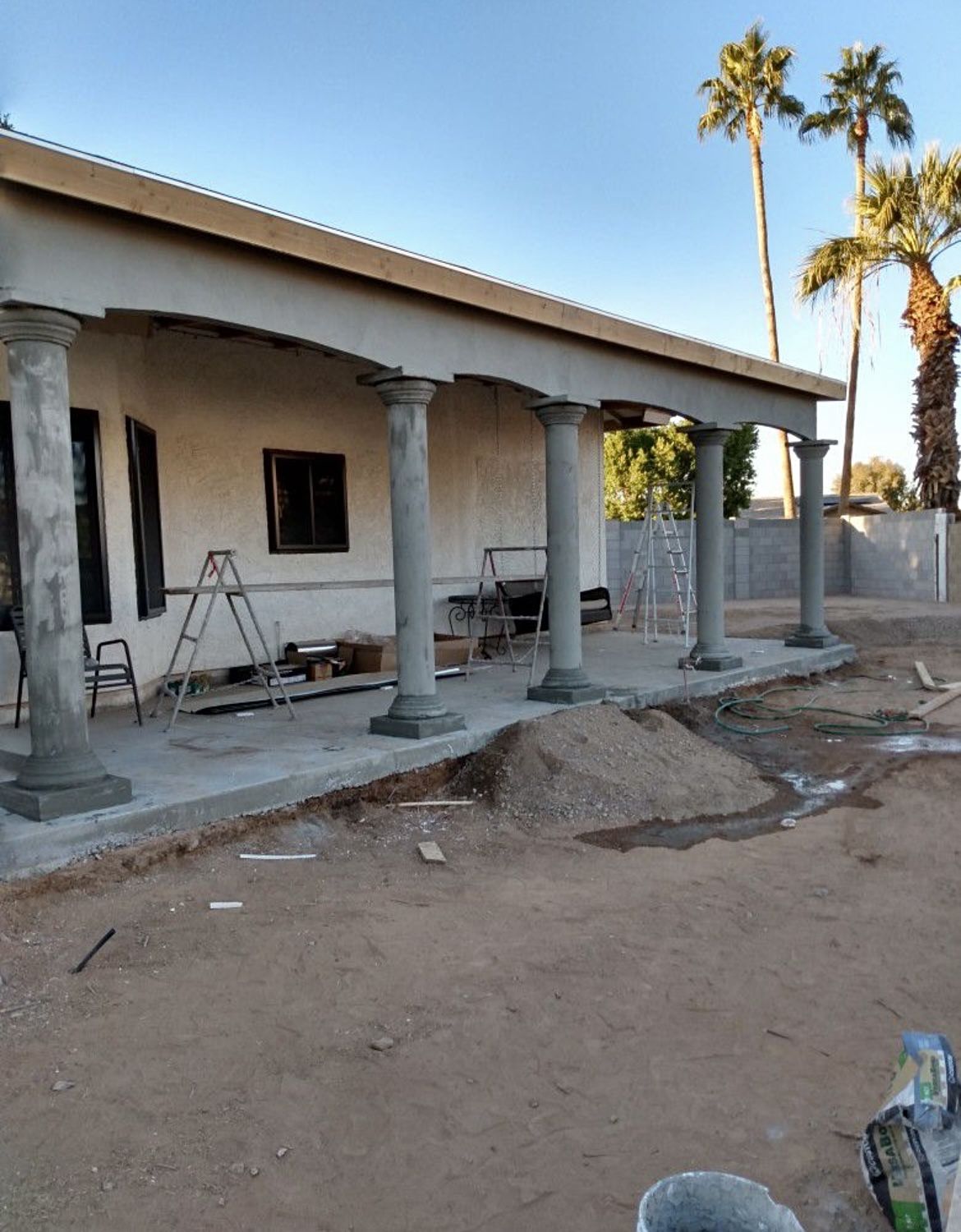architectural foam columns, foam pop outs!