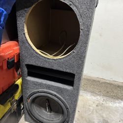 Boxed Enclosure For Twin 12” Subwoofers  