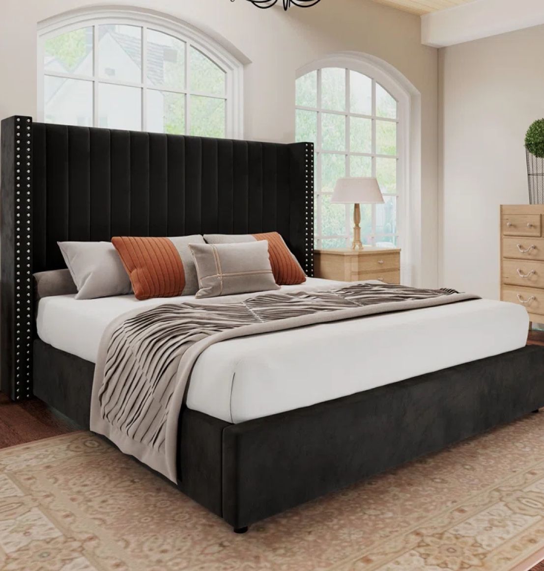 Queen Bed with Storage