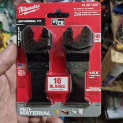 MILWAUKEE MULTI MATERIAL MULTI TOOL BLADES 10PK