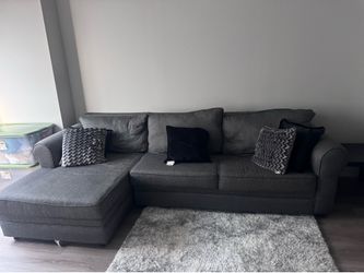 Gray Chaise Couch