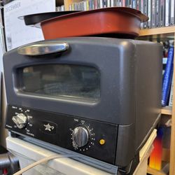 Sengoku HeatMate Compact Countertop Graphite Technology Toaster Oven with 4 Non-Stick Pans