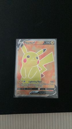 Pikachu Pokemon card