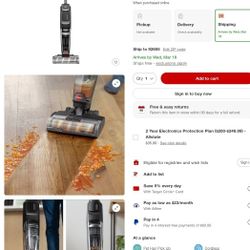 Bissell portable CrossWave Omniforce Edge Wet Dry Vacuum 3930 cordless