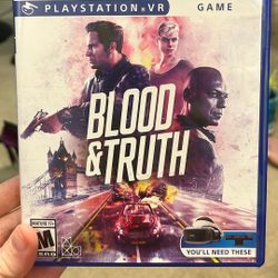 Blood And Truth PS4 