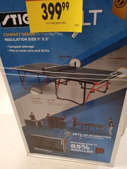Compact Table Tennis, Ping Pong Etc. Table