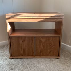 Wooden TV Stand - Swivels 