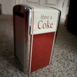 Vintage Coca Cola Napkin Holder OBO