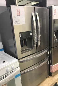 Whirlpool 25cu ft French Door refrigerator in Fingerprint Resistant stainless steel/ 1 year warranty free delivery