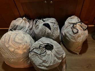 Five bags of women’s clothes Ava now