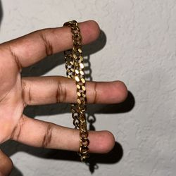 14k Gold Cuban Bracelet