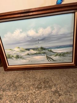 Canvas oil, painting