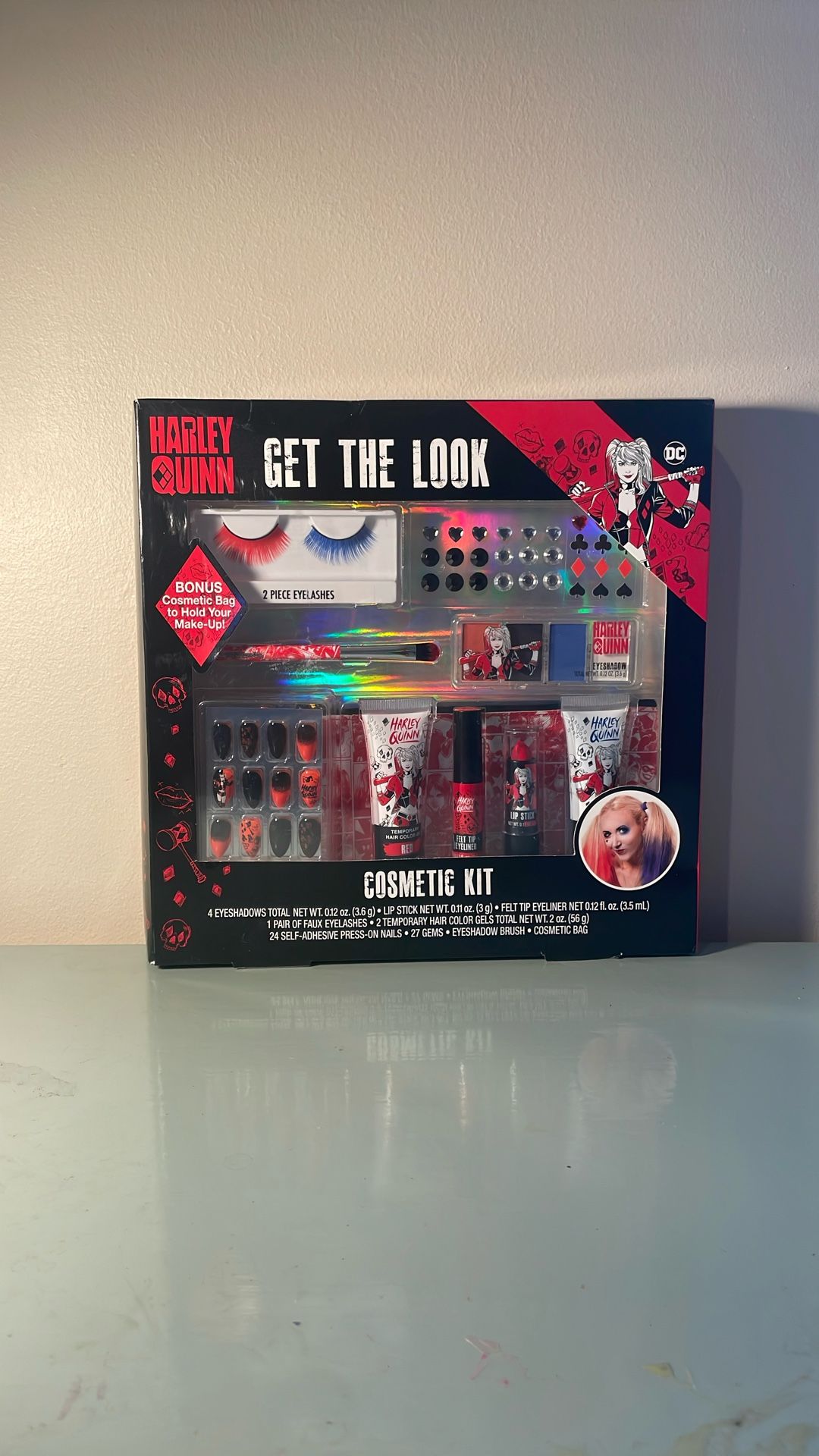 Clown/Harley Quinn Makeup Set