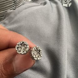 REAL DIAMOND EARRINGS 