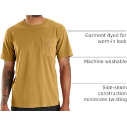 Carhartt Men’s Relaxed Fit Lightweight Garment Dyed T-shirt