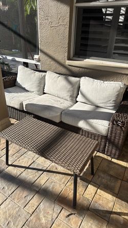 Outdoor Couch and Table