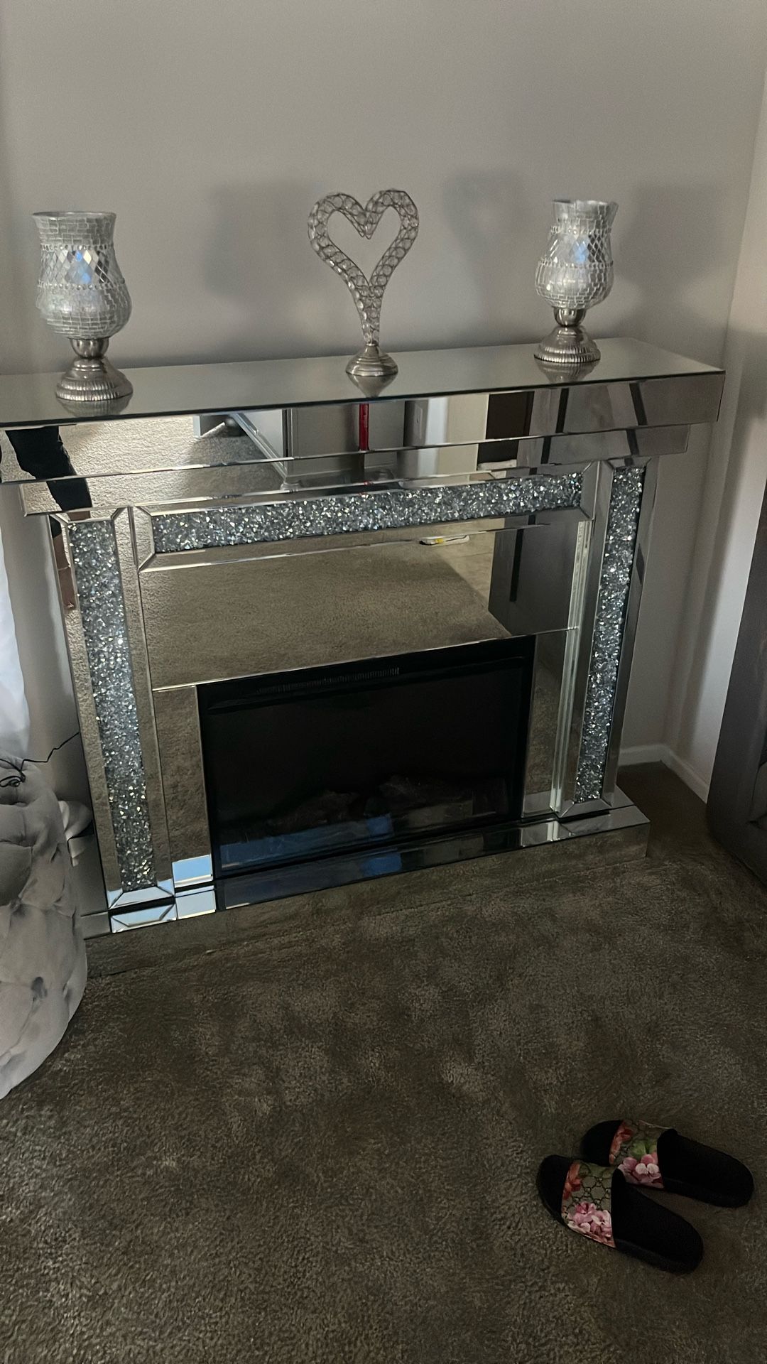 Glass Fireplace