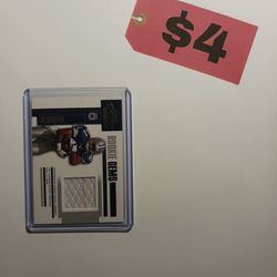 Dallas Cowboys Terence Newman 2003 Playoff Honors Rookie Gems Jersey Piece