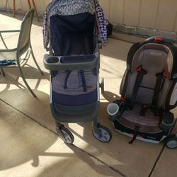 Baby chair and stroller suitcase