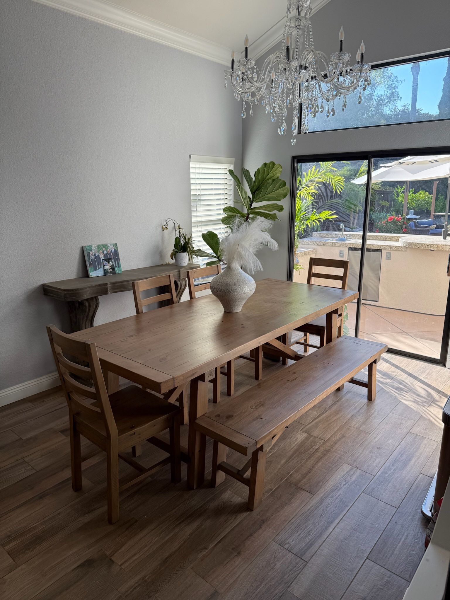 High-End Pottery Barn Dining Table Set – Farmhouse Style – Local Pickup