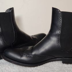 Antonio Maurizi Italian Leather Mens Boots (Size 8-8.5 US/41)