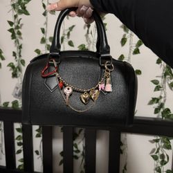 ALDO black Purse With Charms 
