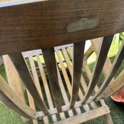 First class deck chairs from the R.M.S. QUEEN MARY