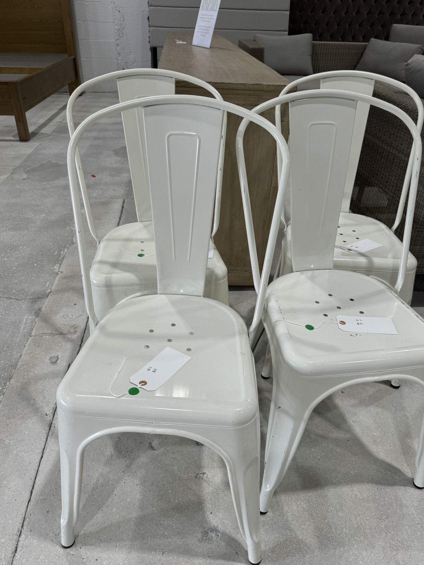 White bistro Chairs