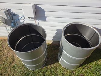 Burn Barrels - 55 Gallon Metal Steel Drums