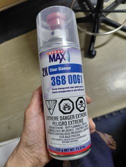 Professional high gloss clear coat spray