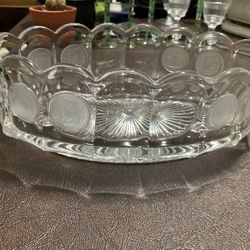 Fostoria Glass Coin Bowl