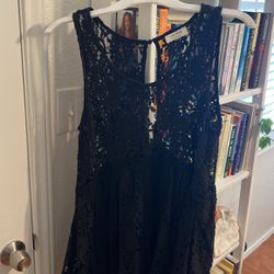 Black Dress (sheer Top)