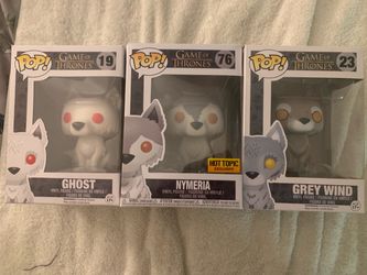 Funko Pop Game of Thrones Direwolf Set of 3