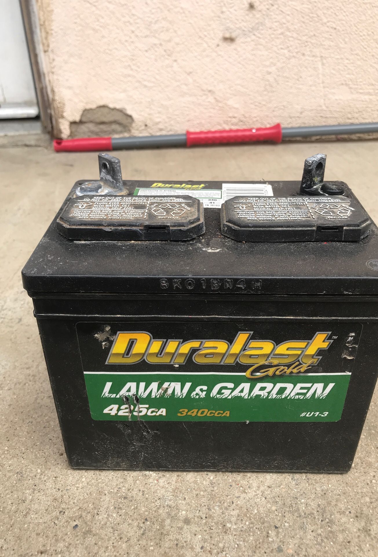 duralast lawn & garden 425ca battery