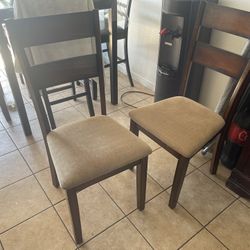 Drop Leaf Table + 2 Chairs 