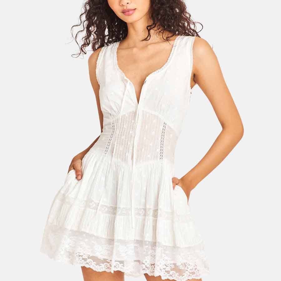 LoveShackFancy - Ceronne Dress - White