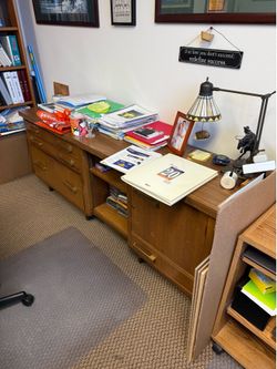 Large wooden credenza