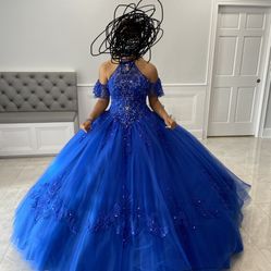 Only worn once in size 10 sweet 15 or sweet 16 dress