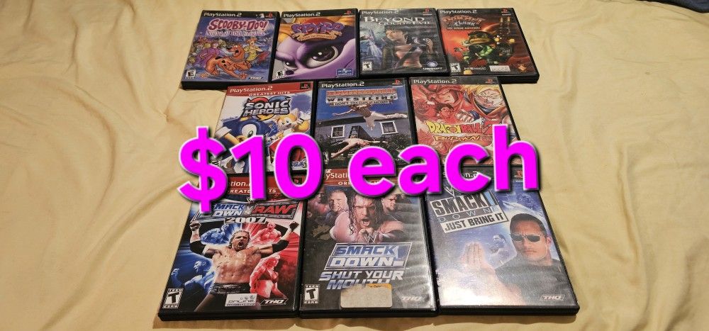 Ps2 Games $10 π₯π₯