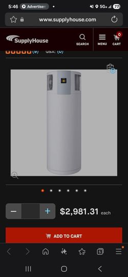 80 Gal Commercial Water Heater