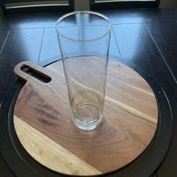 10.5” x 3.4” Glass Hurricane Vases
