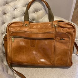 Vintage Hartmann Leather Tote Travel Bag Case