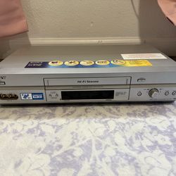 Sony SLV-N750 VCR VHS Player HI-FI Video Cassette Recorder TESTED Working