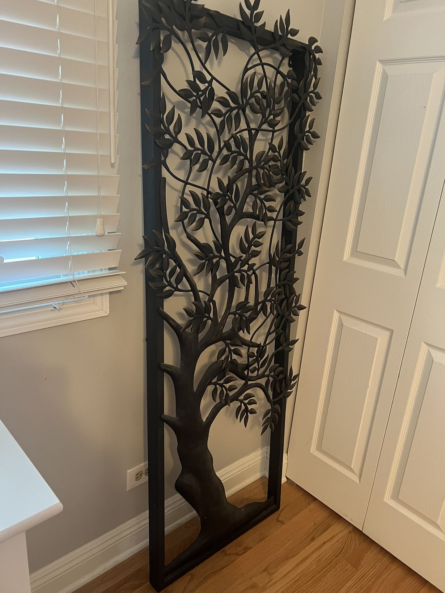 Bronze Metal Tree Wall Art