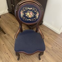 Upholstered Antique Chair 