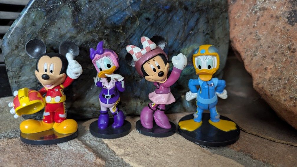 Disney Store: Mickey And The Roadster Racers - Daisy, Donald, Mickey, & Minnie
