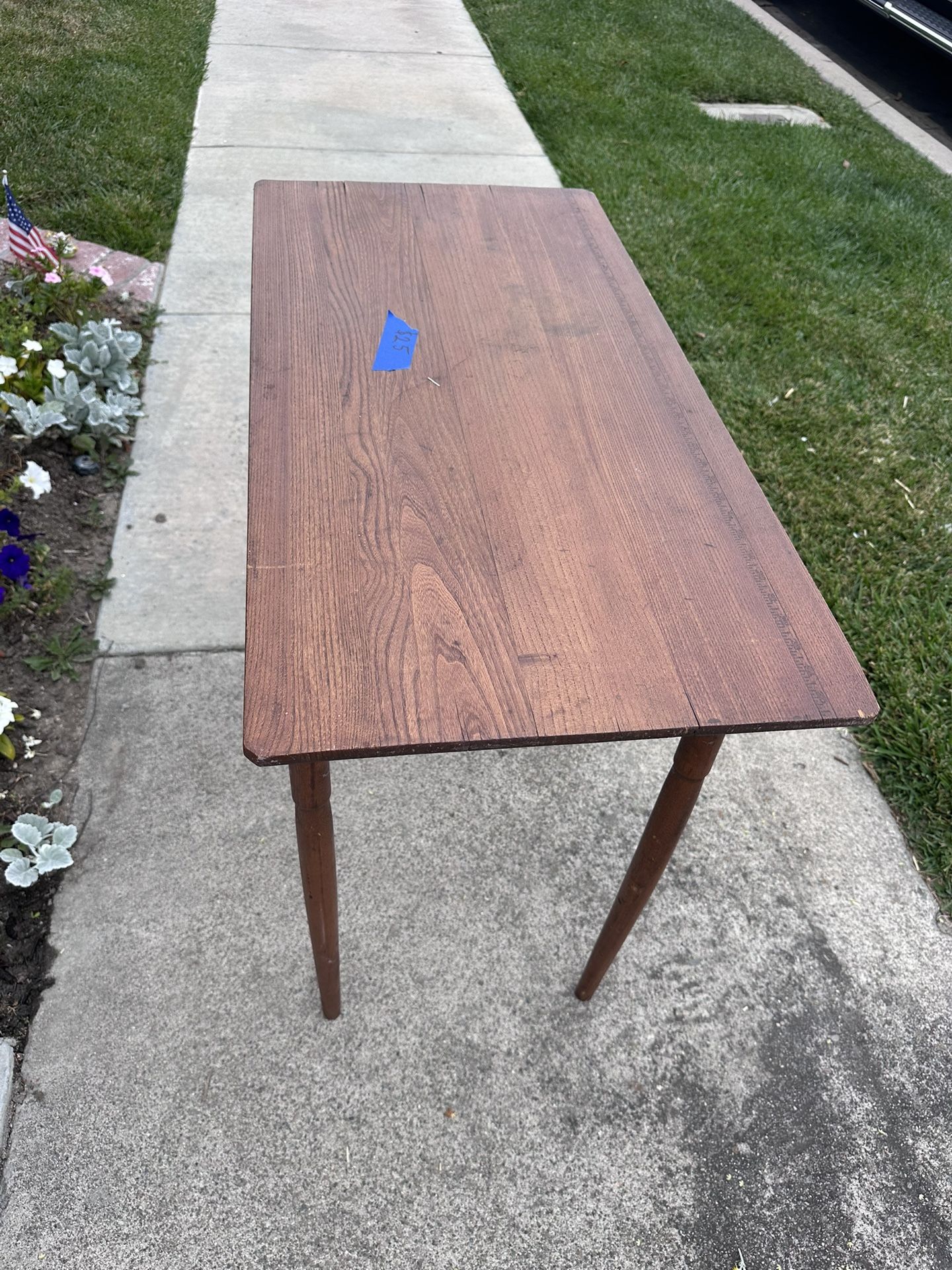Antique Wood Folding Table