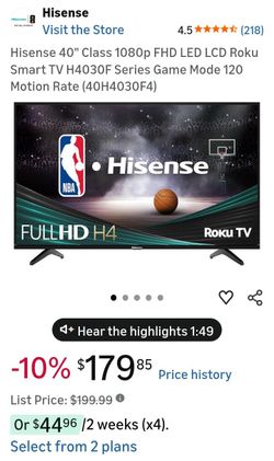 Hisense TV - USED